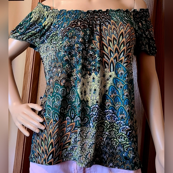 CAROL ROSE PEASANT TOP WOMEN'S SIZE MEDIUM NEW! - Picture 2 of 7